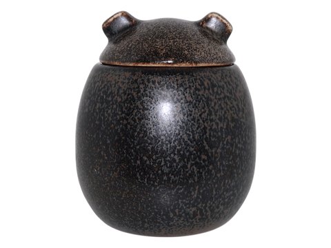 Saxbo art pottery Lidded jar