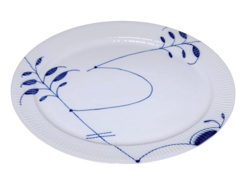 Blå Mega MusselmaletStegefad 33,5 cm.
