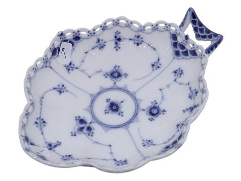 Blue Fluted Full LaceRare tray with handle from 1898-1923