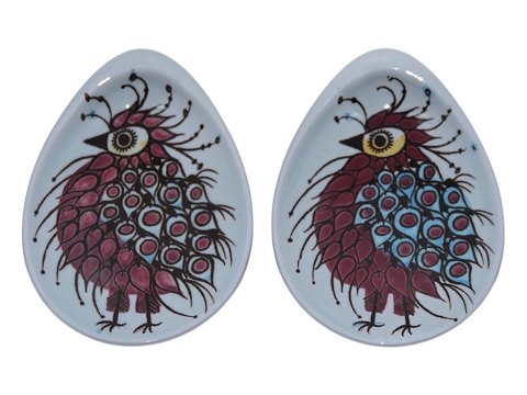Royal Copenhagen TeneraSmall dish with purple fantasy bird