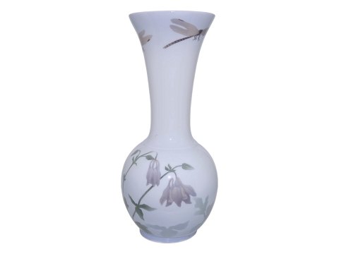 Royal CopenhagenExtra tall Art Nouveau vase with colombines  and goldsmiths from 1898-1923
