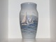 Royal CopenhagenStor vase med skibe