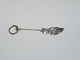 Georg Jensen sterling silverKeychain shaped as a fish with moonstone