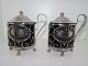 Par sølv marmeladekrukker fra 1815