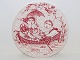 Bjorn Wiinblad art pottery
Red Month plate - July