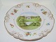 Royal Copenhagen
Rare Rokoko dinner plate with Danish Castles from 
1800