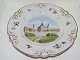 Royal Copenhagen
Rare Rokoko dinner plate with Danish Castles from 1800