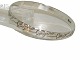 Silver
Bangle with flowers - heavy quality  from around 
1930-1940