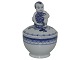 Tranquebar
Rare lidded box with putti figurine