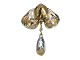 Silver
Large Art Nouveau brooch with three stones from 1900-1920