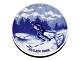 Porsgrund Norway 
Pioneer Christmas Plate 1982 Skier