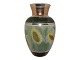 Art Nouveau glas vase i flot kvalitet med ukendt 
signatur fra ca. 1900