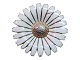 Viggo Pedersen sølv 
Stor Marguerit broche fra ca. 1950-1974
VP