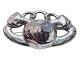 Danish silver
Large Art Nouveau brooch with large moon stone 
from 1900