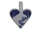 Blå BlomstVæghængt hjerte vase