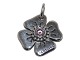 Pandora silverSmall pendant with purple stone