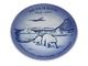 Royal Copenhagen Airplane plate 
SAS Poplar Route 1954-1979 Copenhagen - Greenland - Los Angeles