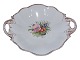 Bing & Grondahl
Large tray for bread with multicoloured flowers 
from 1853-1895