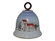 Bing & Grondahl 
Small Christmas Bell with snowy Danish church