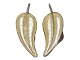 Danish Sterling silver
Leaf ear clips with yellow enamel