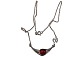 Niels P. Design
Amber pendant set in silver with smal necklace
