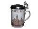 Royal Copenhagen 
The Royal Guard 325 Years - Large mug with pewter 
lid