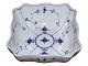 Blue Fluted 
Rare square bowl from before 1894