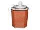 Royal Copenhagen
Orange red Craquele tea caddy