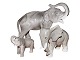 Three elephant figurines from around 1960-1970
