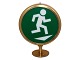 Vilhelm Lauritzen
Wall hanged sign with emergency exit in brass