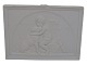 Royal Copenhagen 
Thorvaldsen parian square plate
"Cupid and dog"