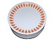 Lyngby Lotus
Orange dinner plate 24.0 cm.