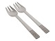 Georg Jensen  silver Parallel 
Cake fork 14.0 cm.