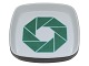 Royal Copenhagen BacaSquare dish with green logo