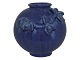 Arne Bang art potteryVase with dark blue glaze