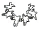 Georg Jensen silverWide Splash bracelet
