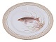 Flora DanicaDinner plate with fish 25.5 cm. #3549