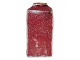 Bente Skjøttgaard art potteryMiniature vase with red lava glaze