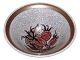 Dahl JensenSmall Craquele bowl signed Arthur Boesen