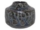 Bing & Grondahl art potteryMiniature TEST vase with great glaze by Cathinka Olsen