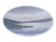 Oval Royal Copenhagen commemorative plateVejle Fjord