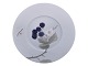 Royal CopenhagenArt Nouveau luncheon plate with blackberry 22.0 cm.