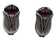 Georg Jensen Heritage sterling silverYear jewelry 2007 earrings with garnets