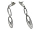 Georg Jensen silverLong Zephyr earrings