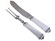 Georg Jensen Pyramid sterling silverMeat carving set 26.6 cm.