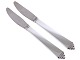 Georg Jensen Pyramid sterling silverLuncheon knife with serrated blade 20.6 cm.