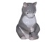 Bing & Grondahl figurineGrey / white cat playing