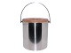 Stelton Cylinda LineIsspand med teaklåg