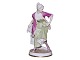 Bing & Grondahl overglaze figurineLady with shoes in her hand