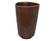 SaxboVase med brun glasur
